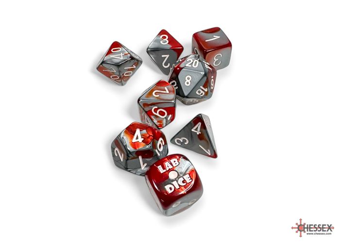 Chessex Polyhedral 7-die Set - Lab Dice