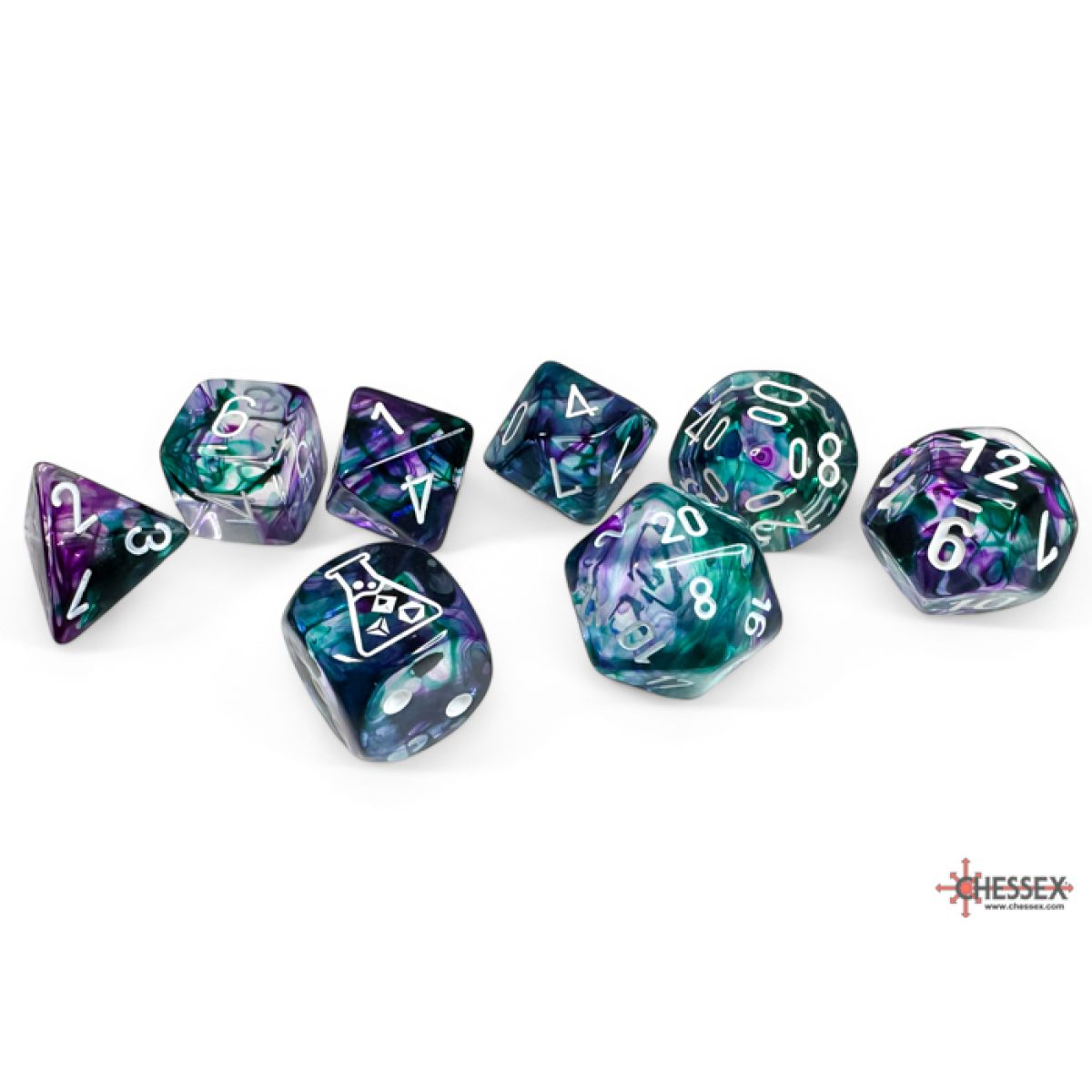 Chessex Polyhedral 7-die Set - Lab Dice