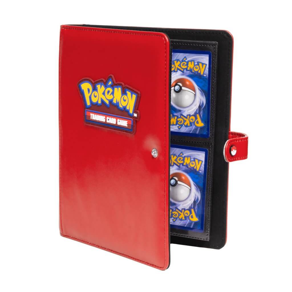ULTRA PRO Pokémon - Premium 4 Pocket Red Snap Binder