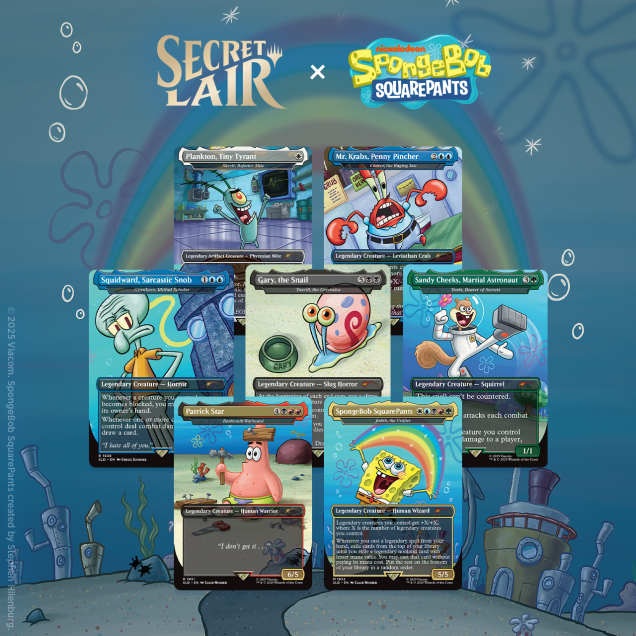 Magic: The Gathering: Spongebob Squarepants Secret Lair Drop