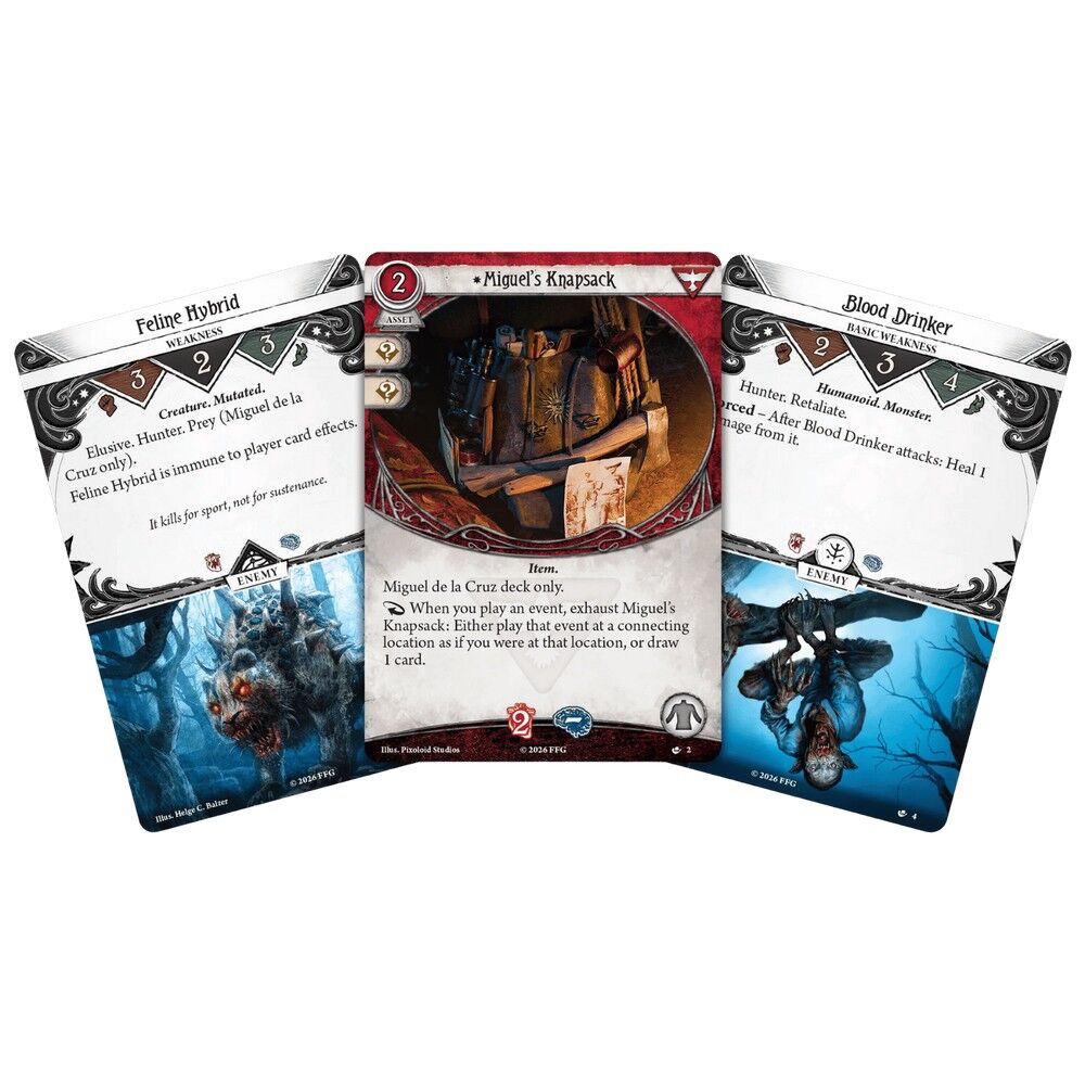 Arkham Horror LCG: Investigator Deck: Miguel de la Cruz