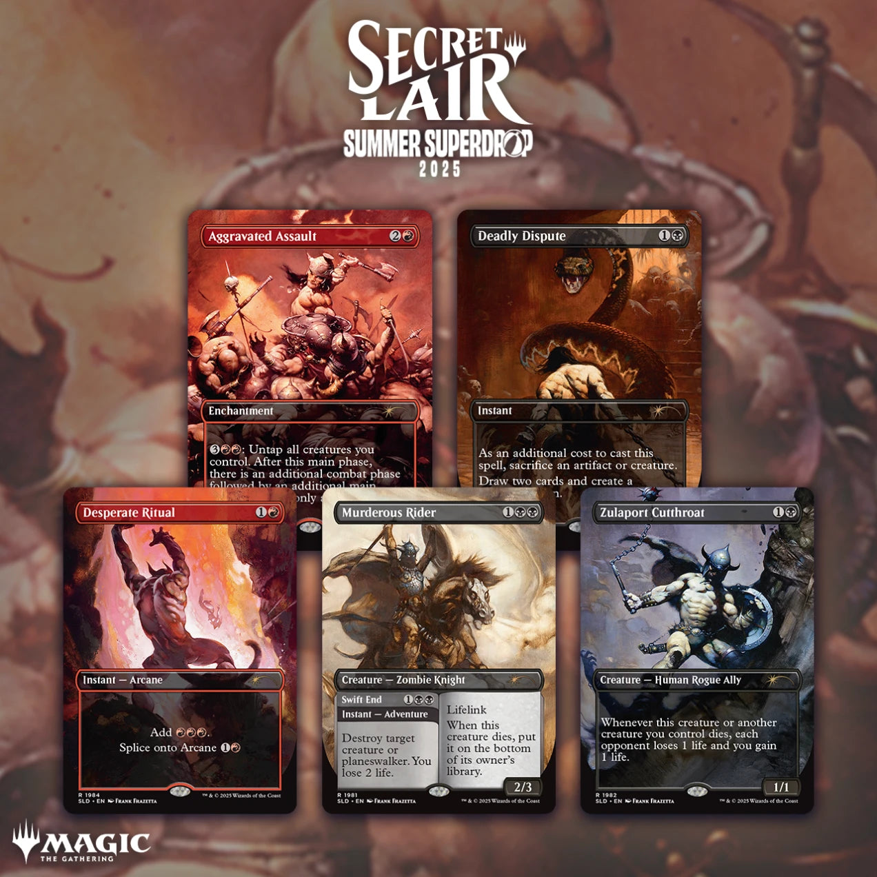 Magic: The Gathering: Frank Frazetta Secret Lair - The Second Exhibition