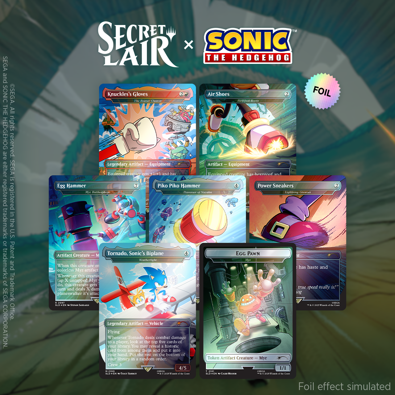 Magic: The Gathering: Secret Lair x Sonic Superdrop