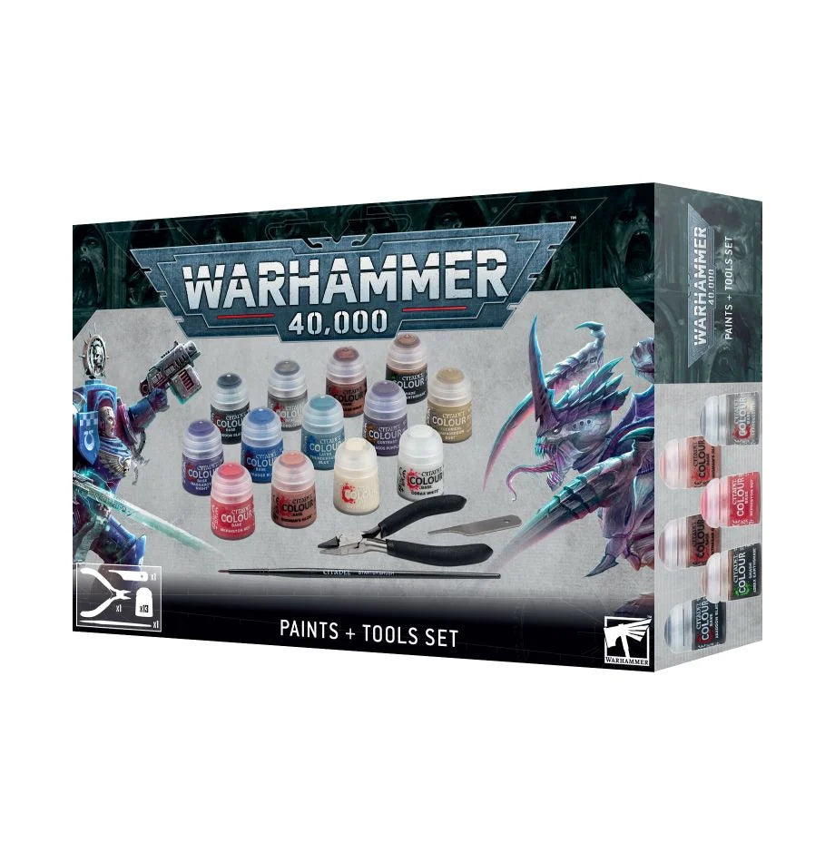 Warhammer 40K: Paints + Tools Set (60-12)