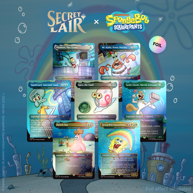 Magic: The Gathering: Spongebob Squarepants Secret Lair Drop