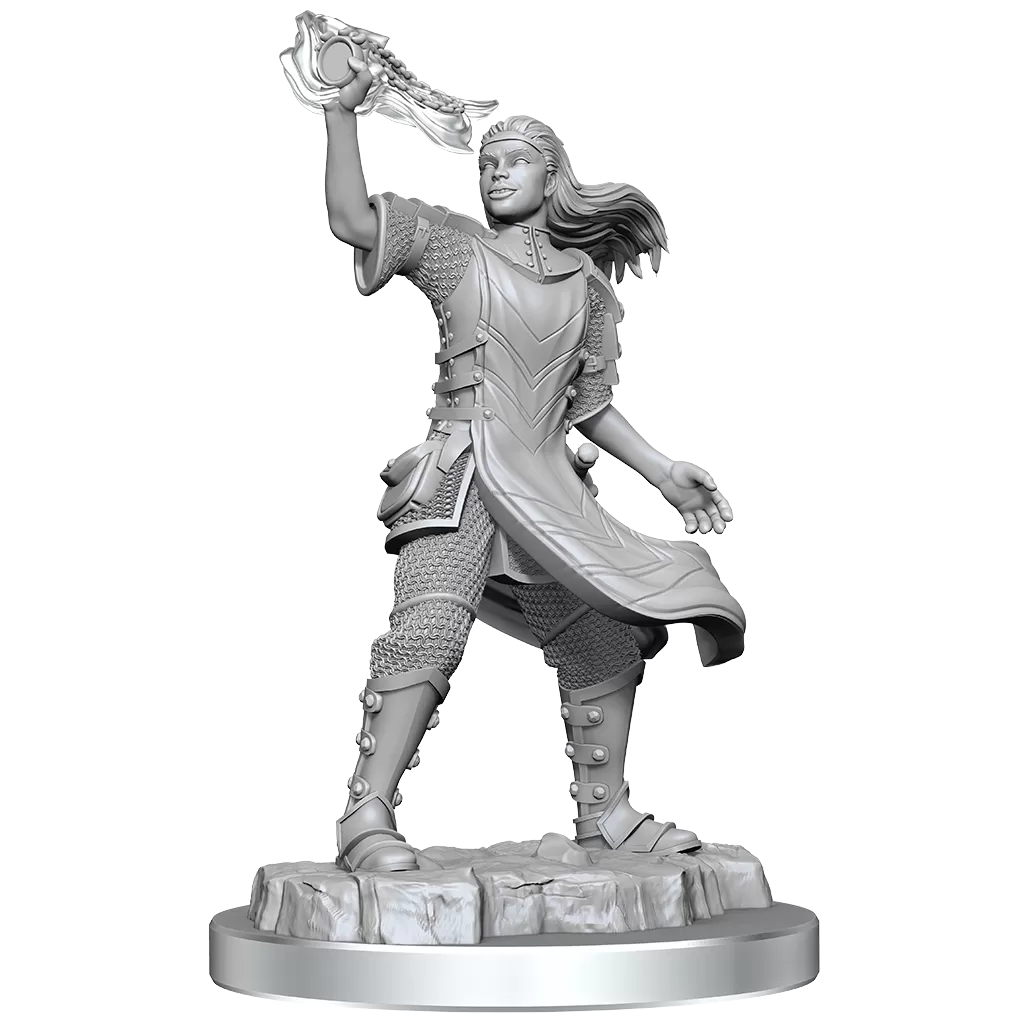 D&D Nolzurs Marvelous Unpainted Miniatures Aasimar Cleric Female