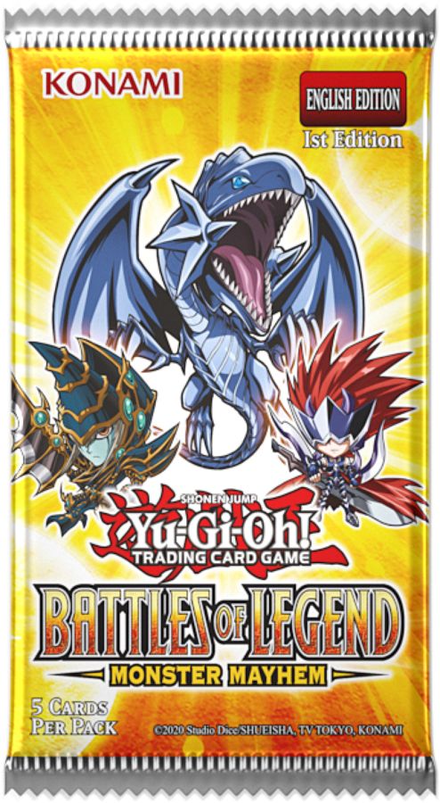 Yu-Gi-Oh!: Battles of Legend Monster Mayhem Booster Pack