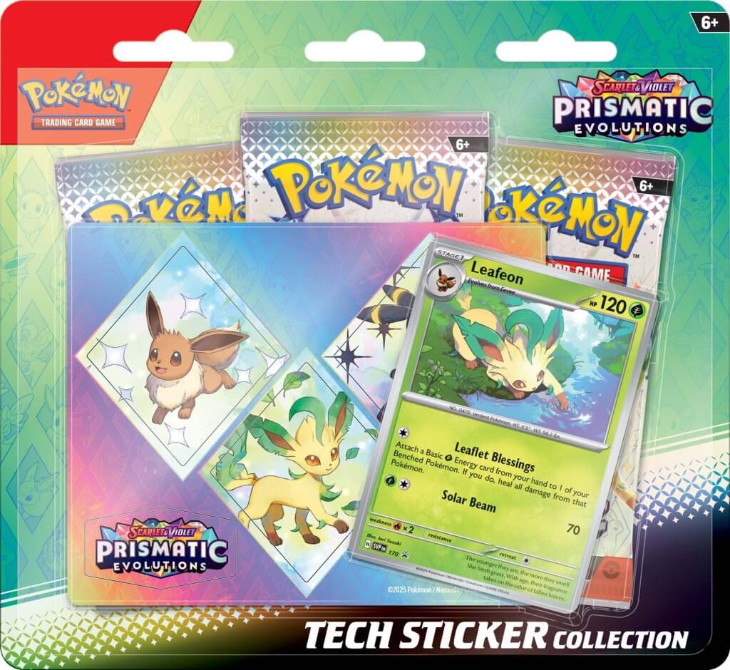 Pokemon TCG Scarlet & Violet 8.5 Prismatic Evolutions Tech Sticker Collection