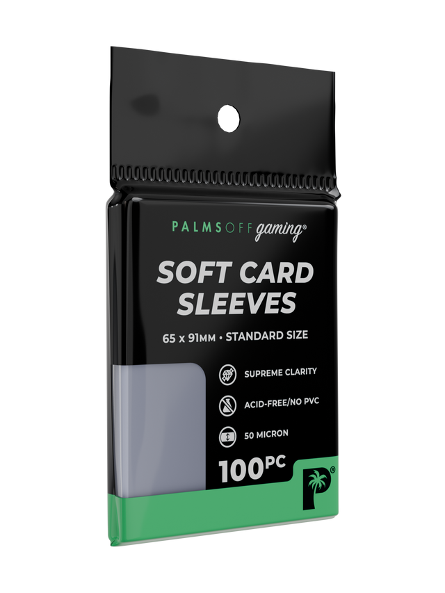 Palms Off Gaming: Soft Card Sleeves - Standard Size - 100pc