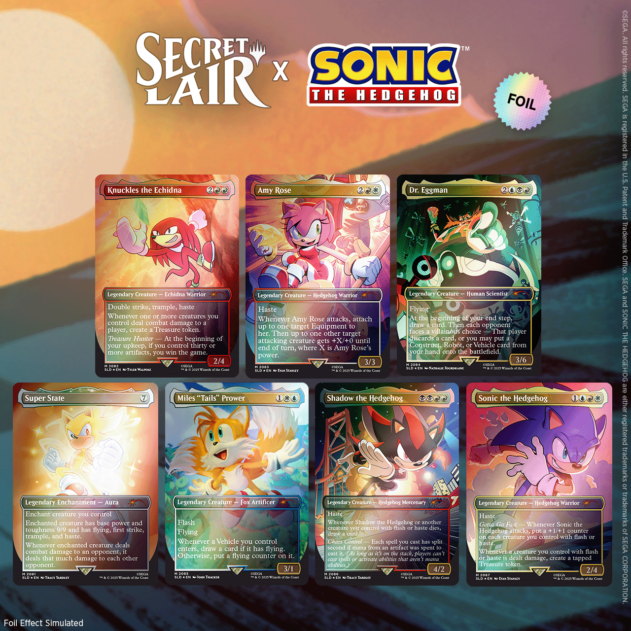Magic: The Gathering: Secret Lair x Sonic Superdrop