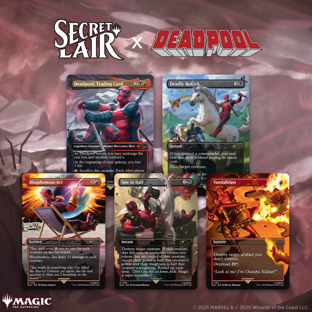 Magic: The Gathering: Secret Lair x Marvel's Deadpool Drop