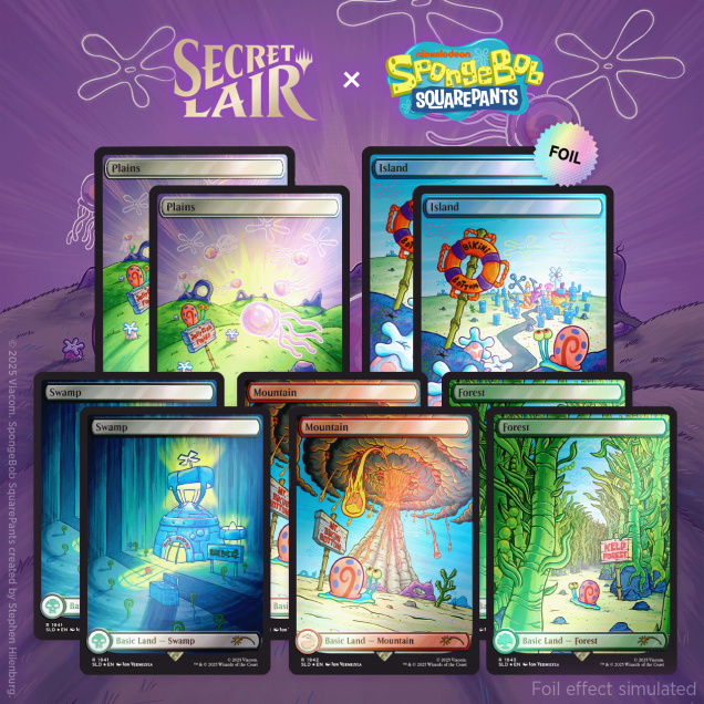 Magic: The Gathering: Spongebob Squarepants Secret Lair Drop