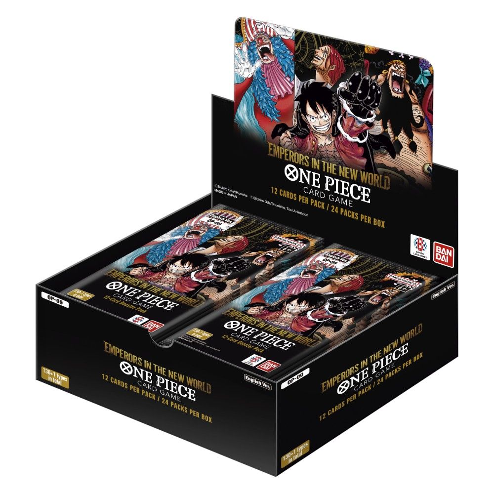 One Piece Card Game: Emperors in the New World Booster Box (OP-09) (Di First Games One Piece Card Game: Emperors in the New World Booster Box (OP-09) (Di First Games