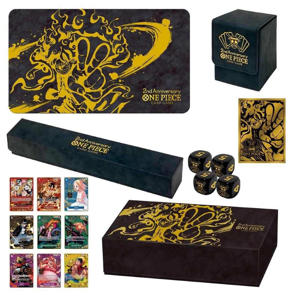 One Piece Card Game: Japanese 2nd Anniversary Set (English Cards)