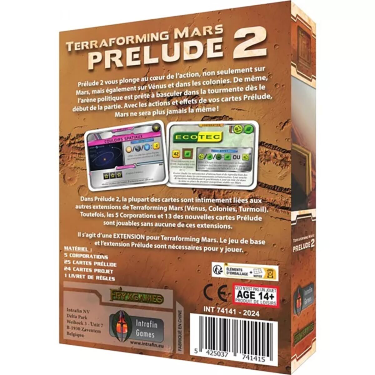 Terraforming Mars Prelude 2