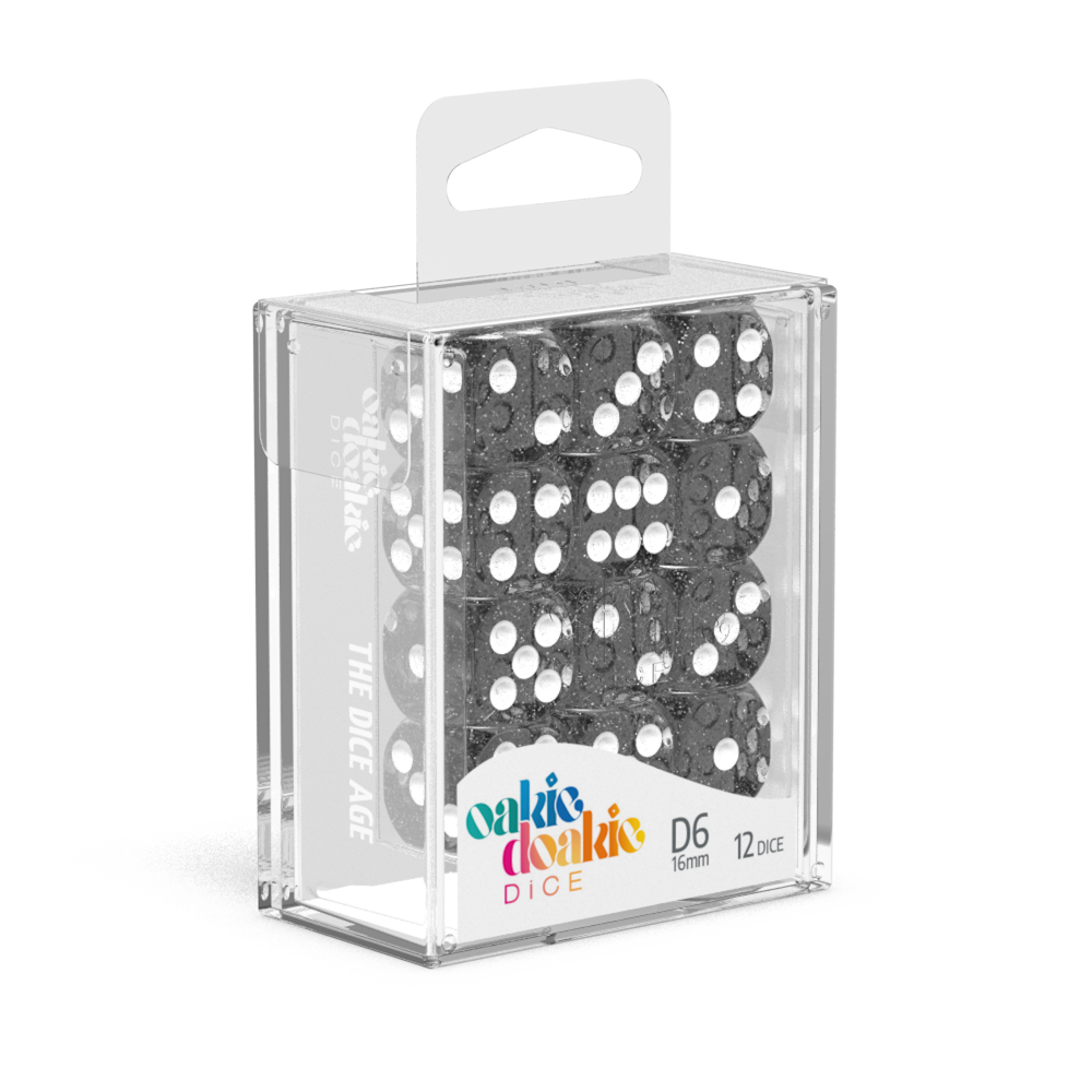 Oakie Doakie Dice D6 16mm Speckled (12)