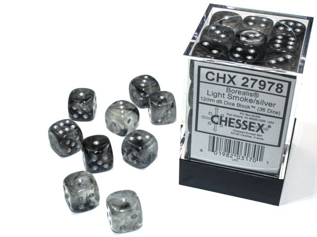 Chessex 12mm D6 Block of 36