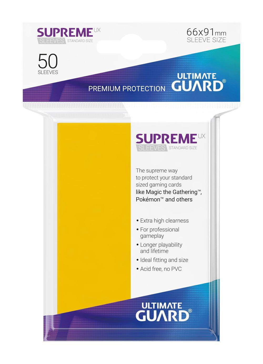 Ultimate Guard: Supreme UX Sleeves Standard Size (50)