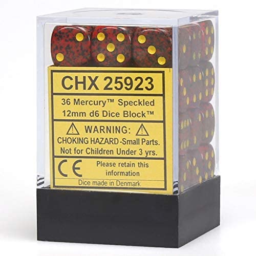Chessex 12mm D6 Block of 36