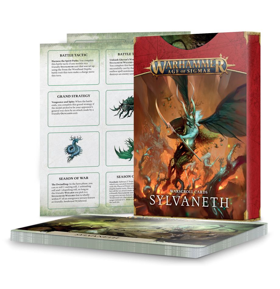 Warhammer Age of Sigmar: Warscroll Cards Sylvaneth