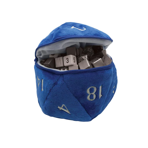 D20 Plush Dice Bag