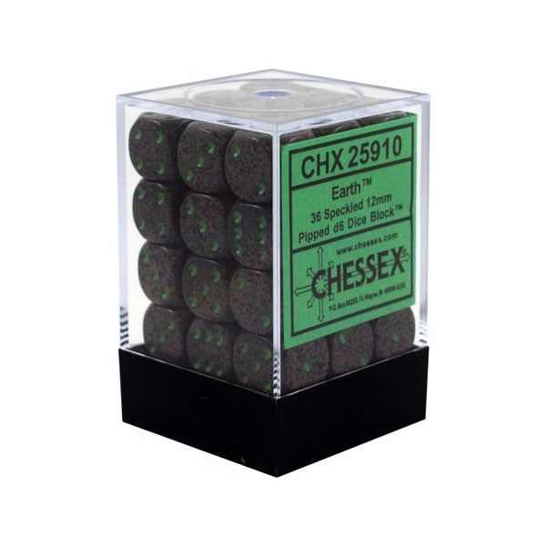 Chessex 12mm D6 Block of 36