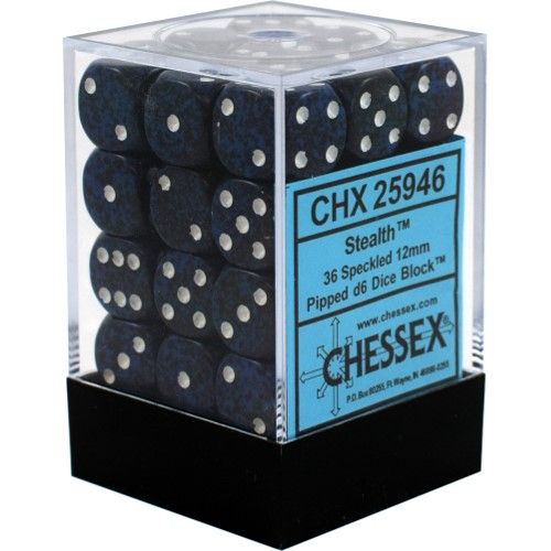 Chessex 12mm D6 Block of 36