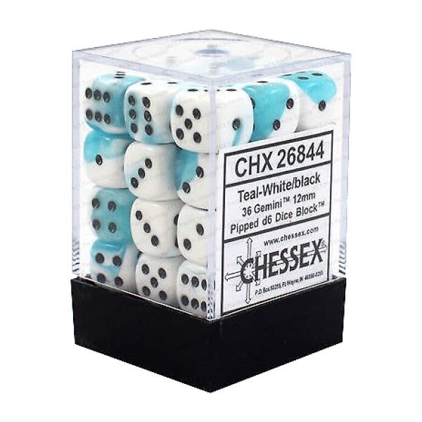 Chessex 12mm D6 Block of 36