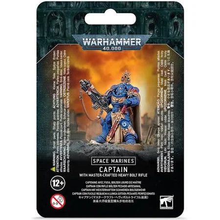 Warhammer 40K: Space Marine Captain w/ Master-Crafter Bolt Rifle