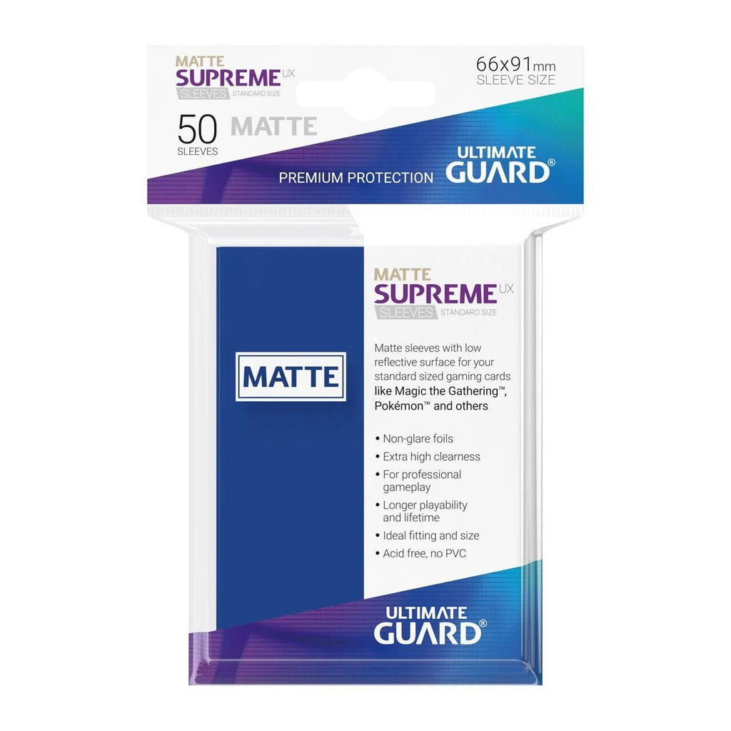 Ultimate Guard: Matte Supreme Sleeves Standard Size (50)