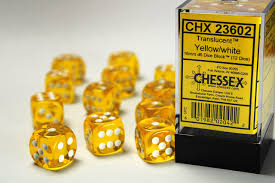Chessex 12mm D6 Block of 36