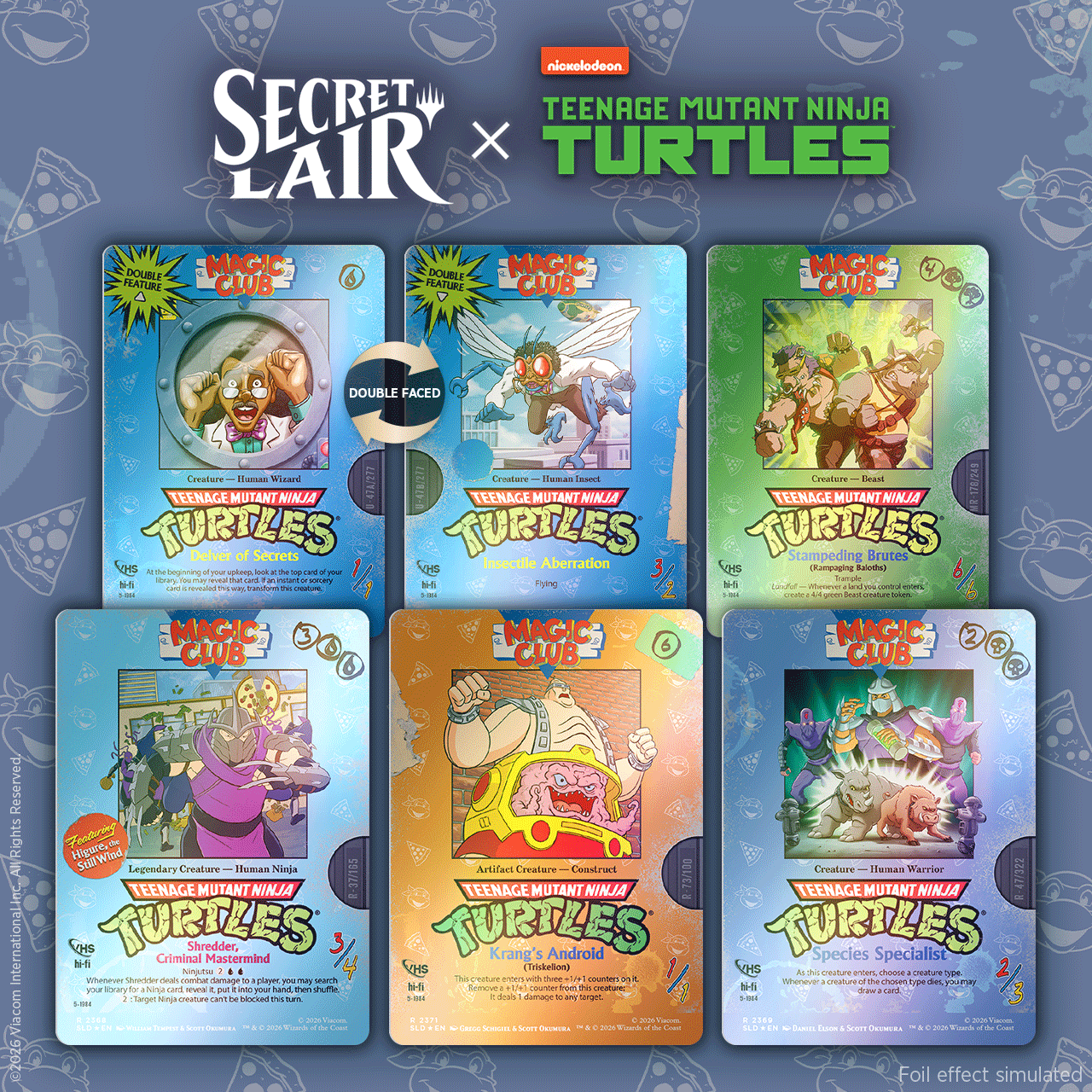 Magic: The Gathering: Secret Lair x Teenage Mutant Ninja Turtles: Totally TubuLair Superdrop