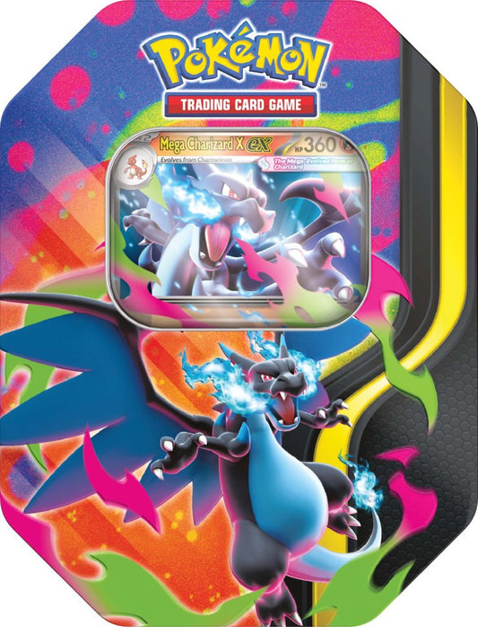 Pokemon TCG: Mega Charizard Tin (Assorted)