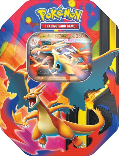 Pokemon TCG: Mega Charizard Tin (Assorted)