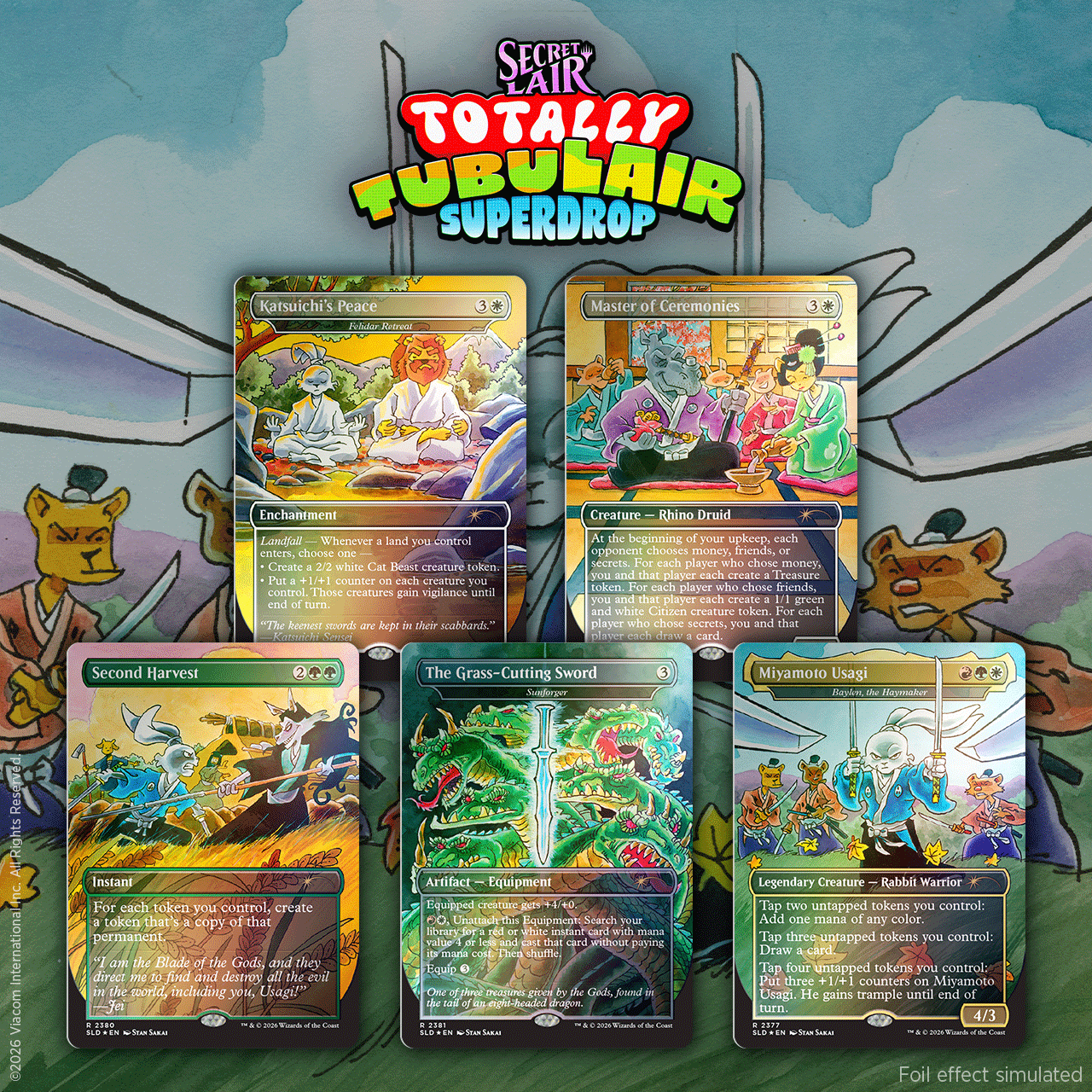 Magic: The Gathering: Secret Lair x Teenage Mutant Ninja Turtles: Totally TubuLair Superdrop