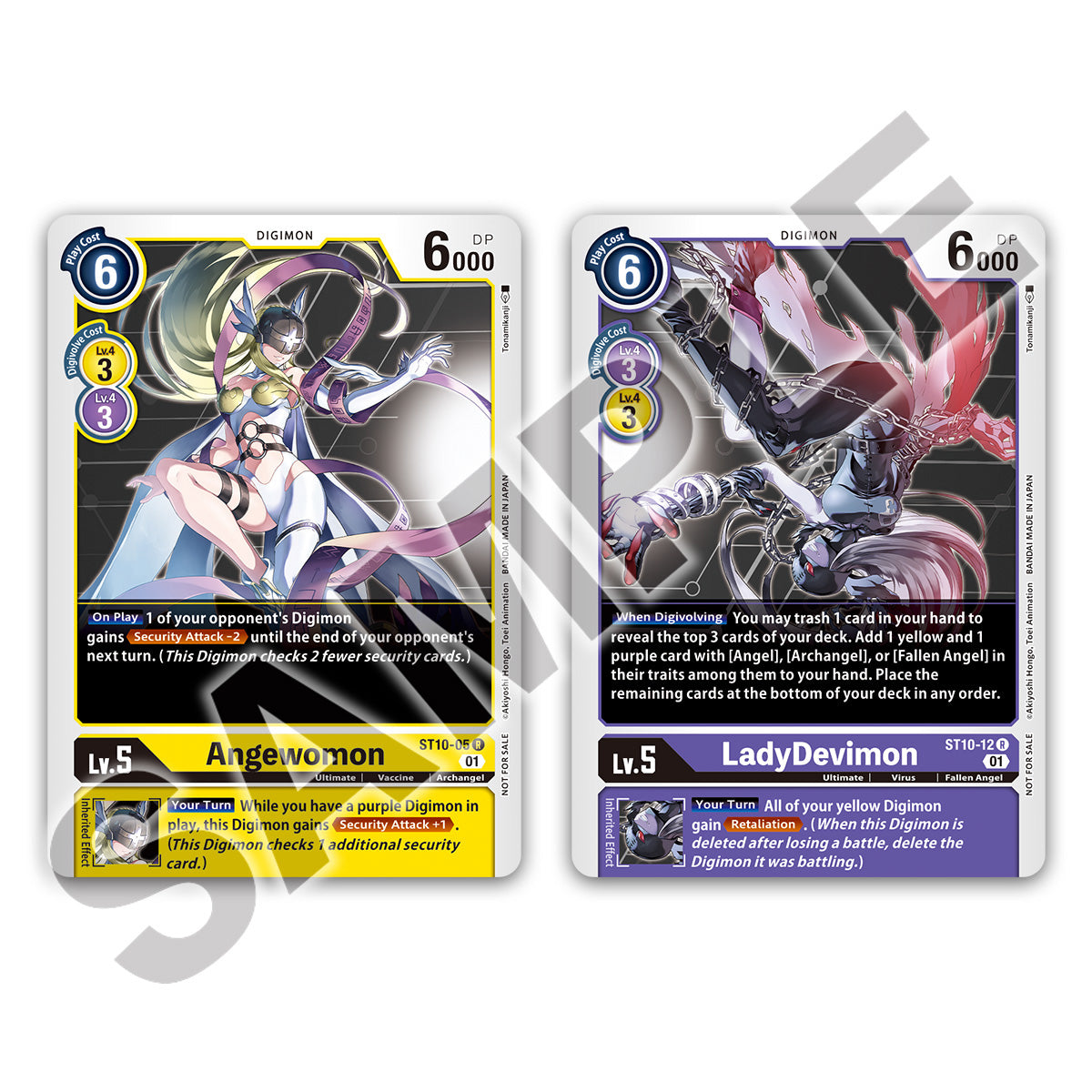 Digimon Card Game: Tamer Goods Set Angewomon & LadyDevimon [PB-14]