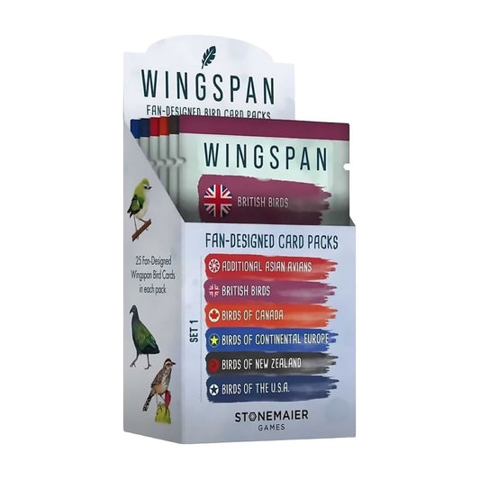 Wingspan Fan-Designed Card Packs: Set 1 (Display of 6)