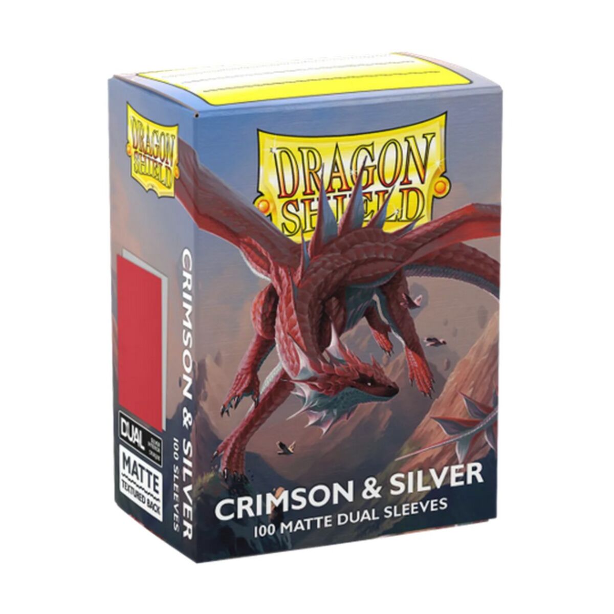 Dragon Shield Sleeves - Silver DUAL MATTE 100 Box
