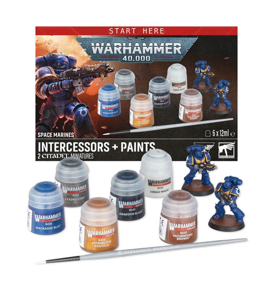 Warhammer 40K: Intercessors + Paints 2026 (60-11)