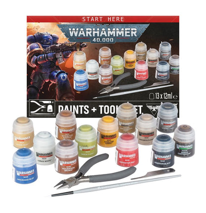 Warhammer 40K: Paints + Tools Set 2026 (60-12)