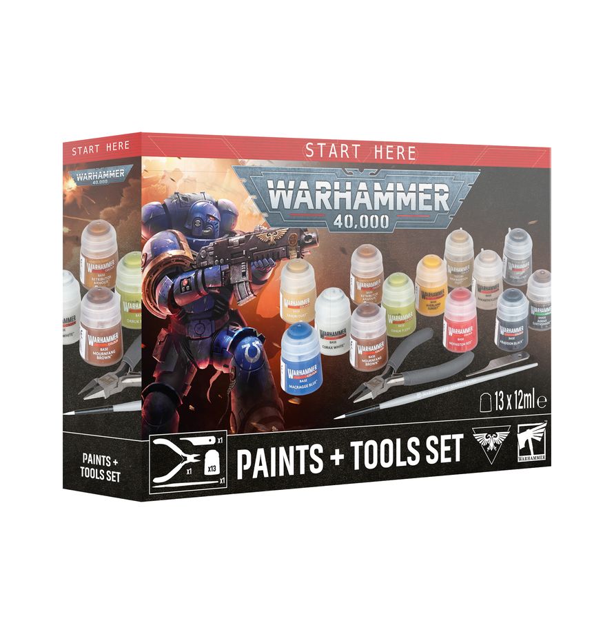 Warhammer 40K: Paints + Tools Set 2026 (60-12)