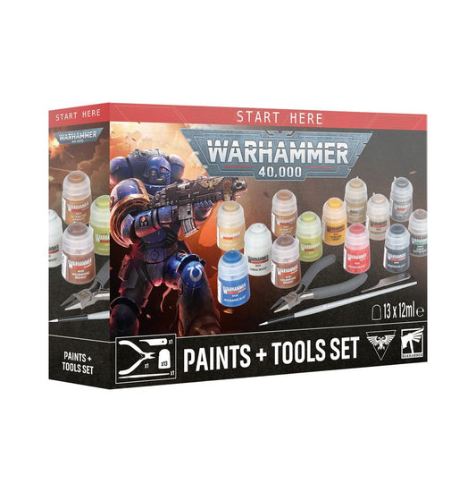 Warhammer 40K: Paints + Tools Set 2026 (60-12)