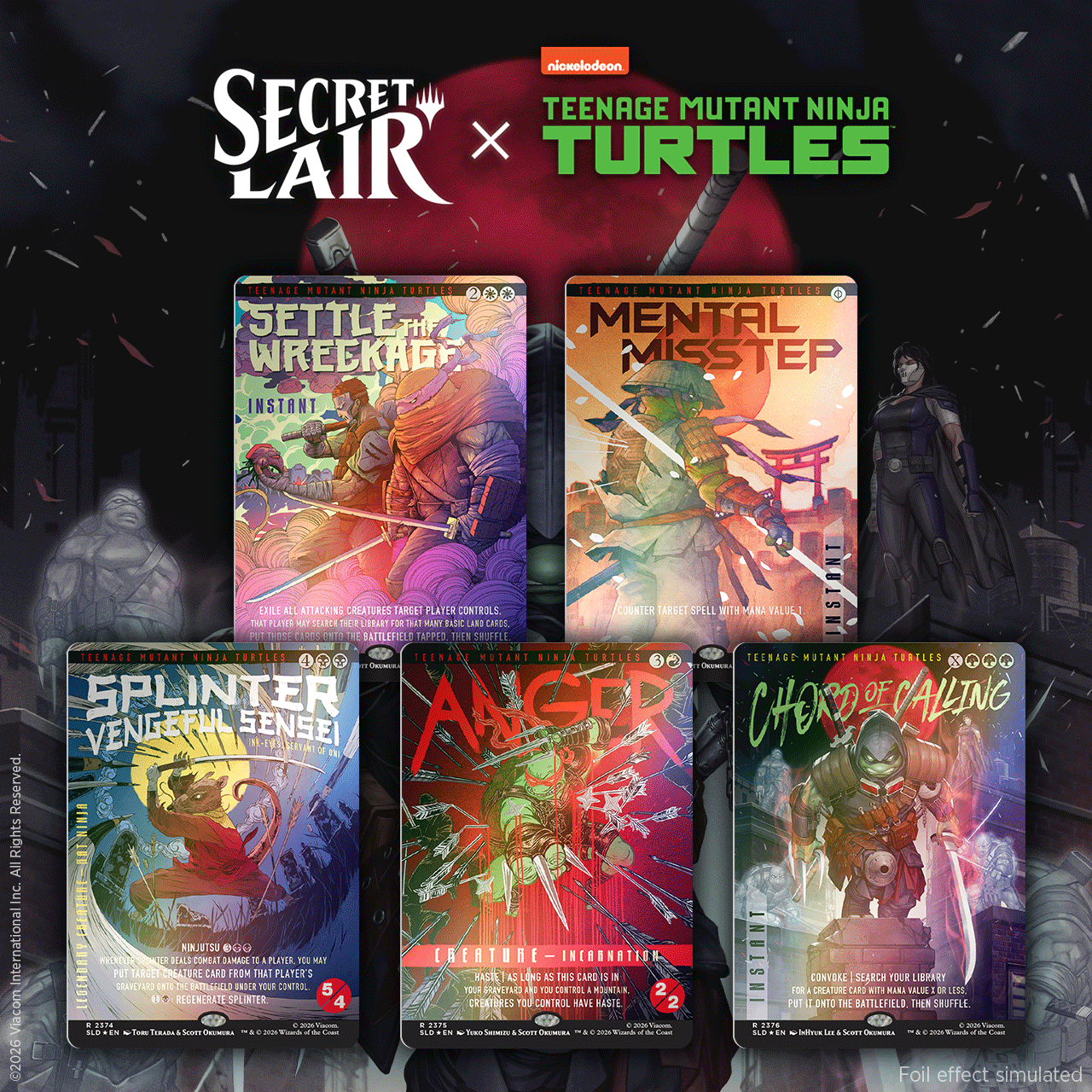 Magic: The Gathering: Secret Lair x Teenage Mutant Ninja Turtles: Totally TubuLair Superdrop