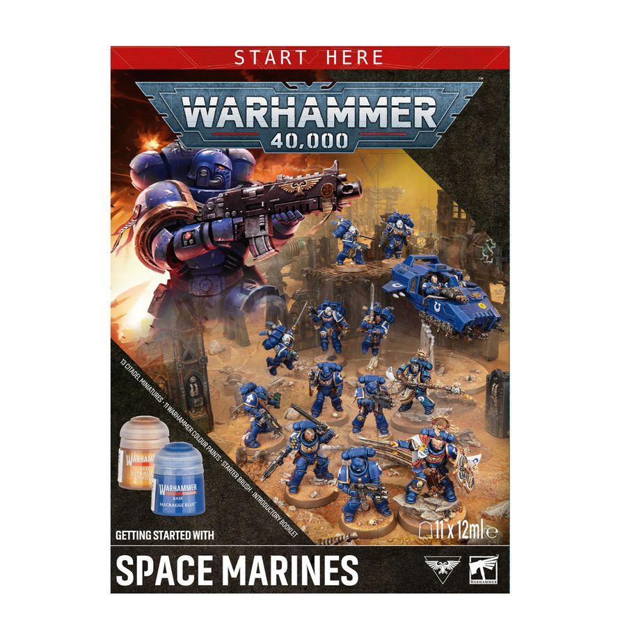 Warhammer 40K: Warhammer 40,000 Getting Started with Space Marines