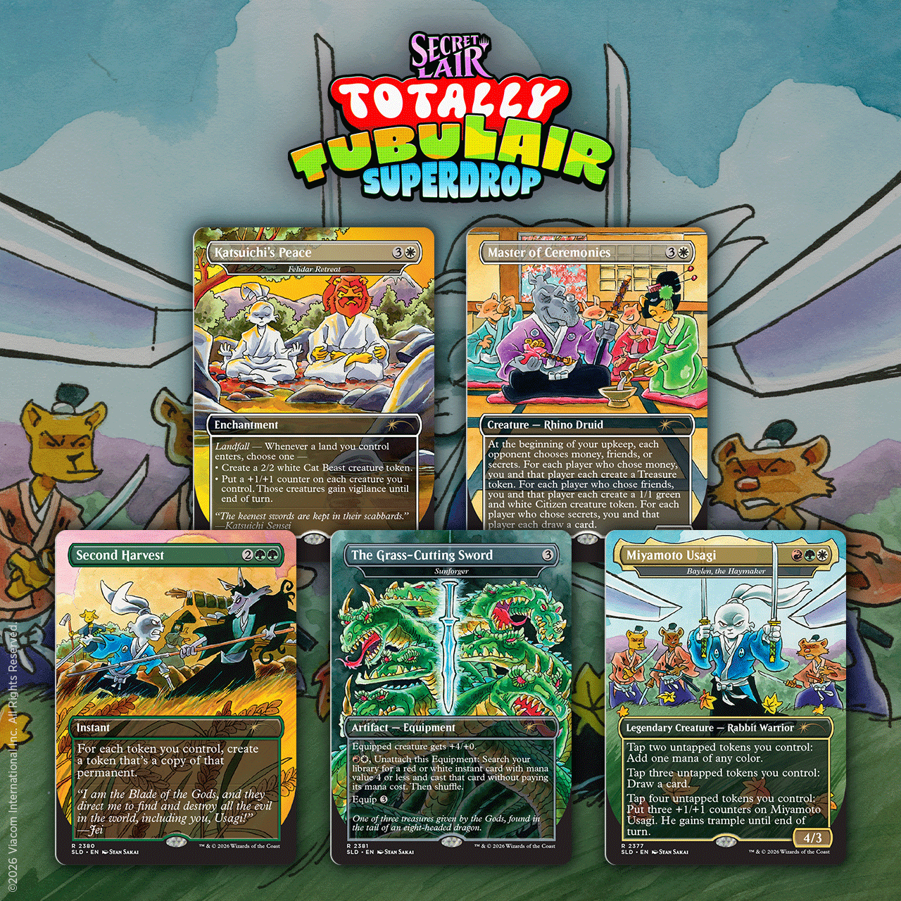 Magic: The Gathering: Secret Lair x Teenage Mutant Ninja Turtles: Totally TubuLair Superdrop