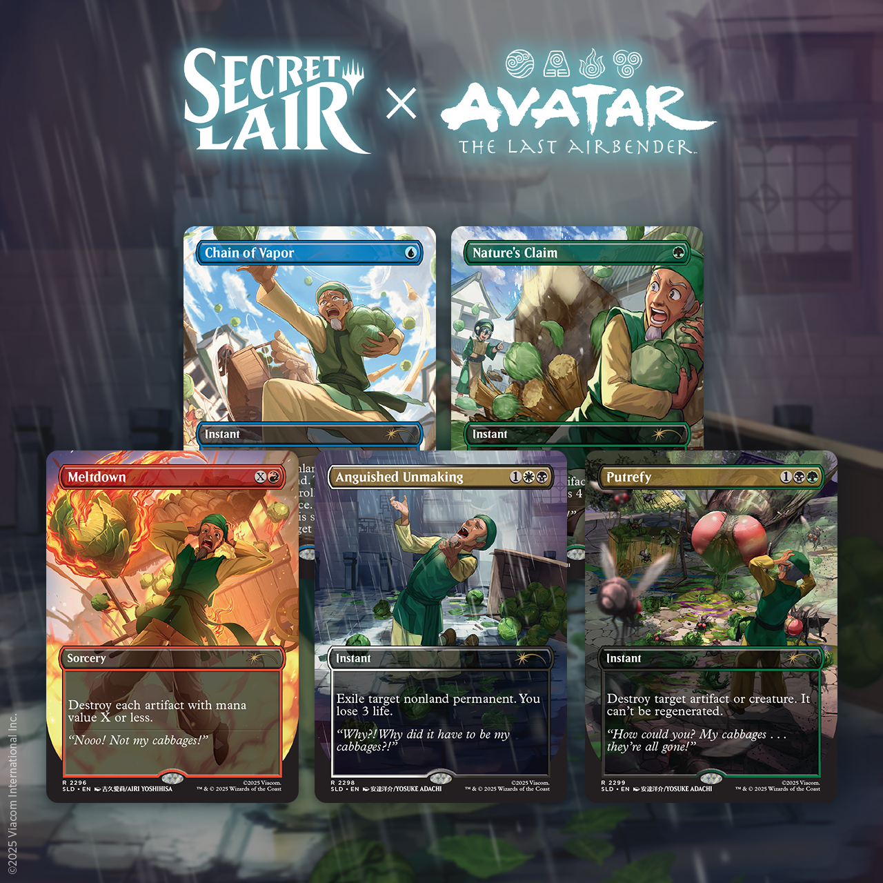 Magic: The Gathering: Secret Lair - Avatar: The Last Airbender Superdrop