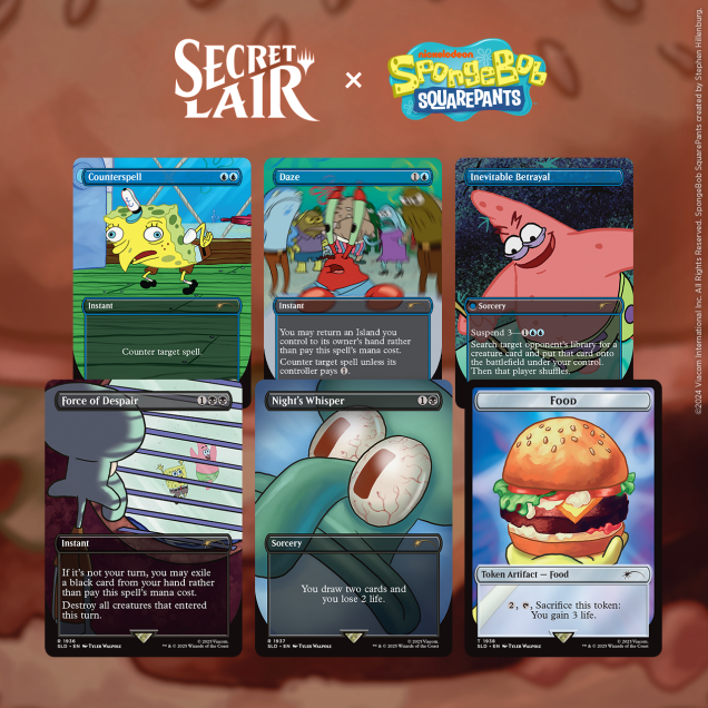 Magic: The Gathering: Spongebob Squarepants Secret Lair Drop