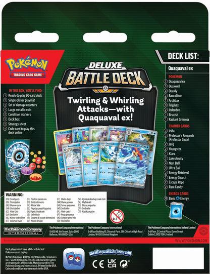 Pokemon TCG: Deluxe Battle Deck (Meowscarada ex/Quaquaval ex)