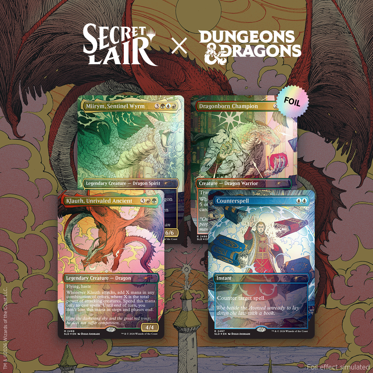 Magic: The Gathering: Secret Lair x Dungeons & Dragons®: Roll for Initiative Superdrop