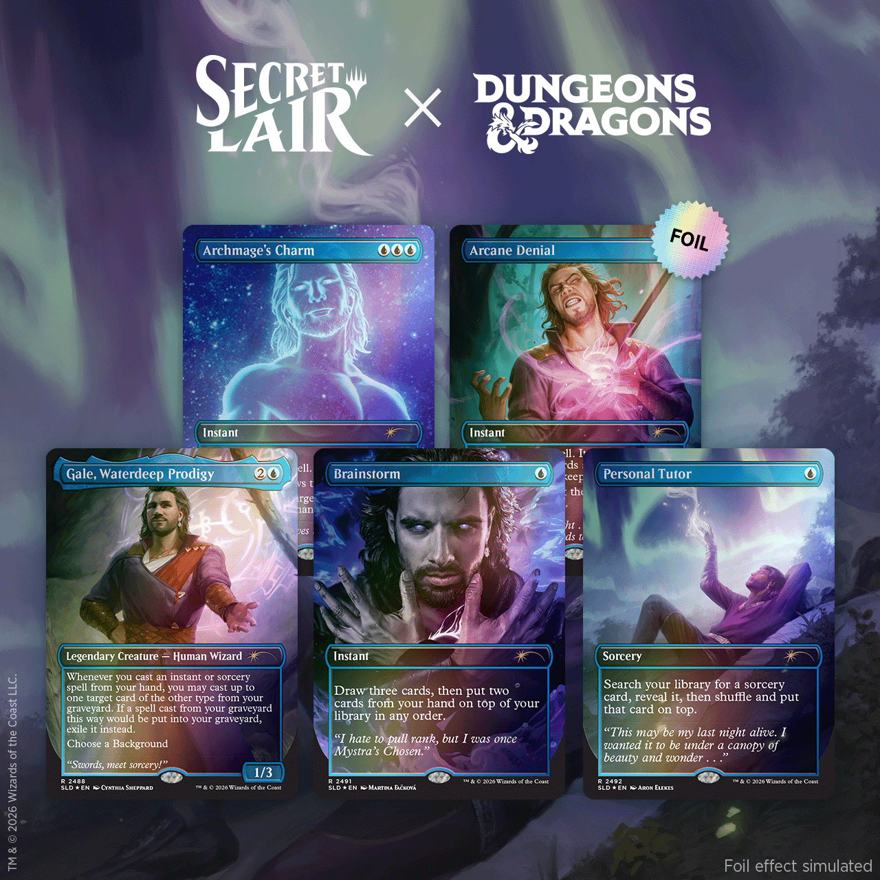 Magic: The Gathering: Secret Lair x Dungeons & Dragons®: Roll for Initiative Superdrop